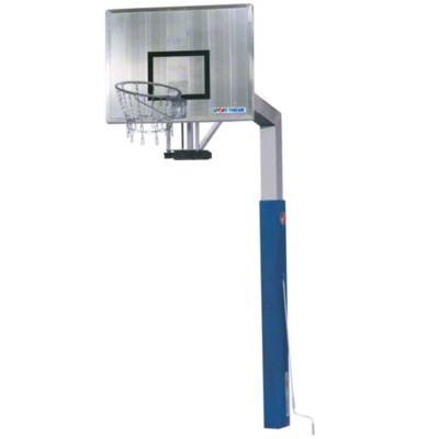 Sport Thieme® Basketball Anlage Fair Play mit Höhenverstellung, Zielbrett aus Aluminium, Korb Outdoor abklappbar