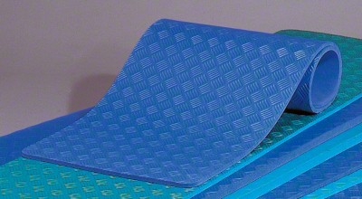 modrá, cca 187,5x97,5x1,1 cm