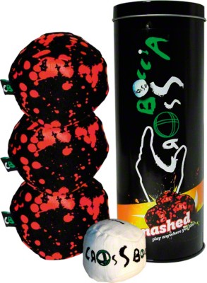 Smashed, rød-sort, 