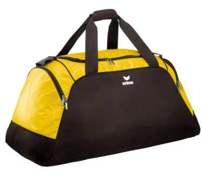Erima® Sporttasche Basic Line , Gelb Schwarz, M = 60 x 30 x 30 cm