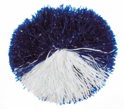 Cheerleader Pom, Blau Weiß