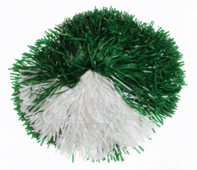 Cheerleader Pom, Grün Weiß