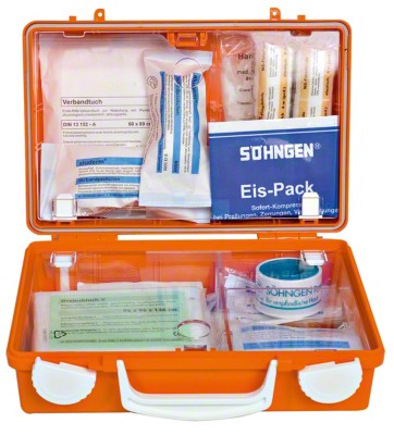 Aluderm® Erste Hilfe Koffer QUICK CD mit zusätzlichem Pflasterspender