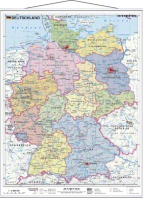 Deutschlandkarte politisch